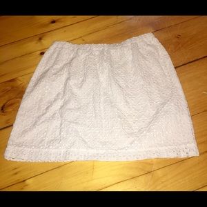 Gap White Pointelle Skirt